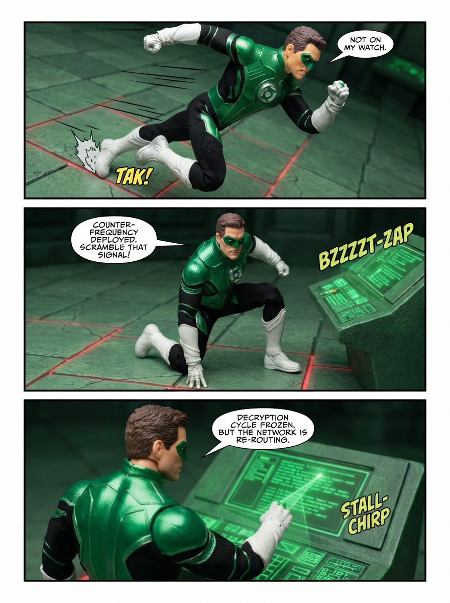 Green Lantern  -  Perimeter Lockdown - Comic Story part 4 (page 2 of 4)