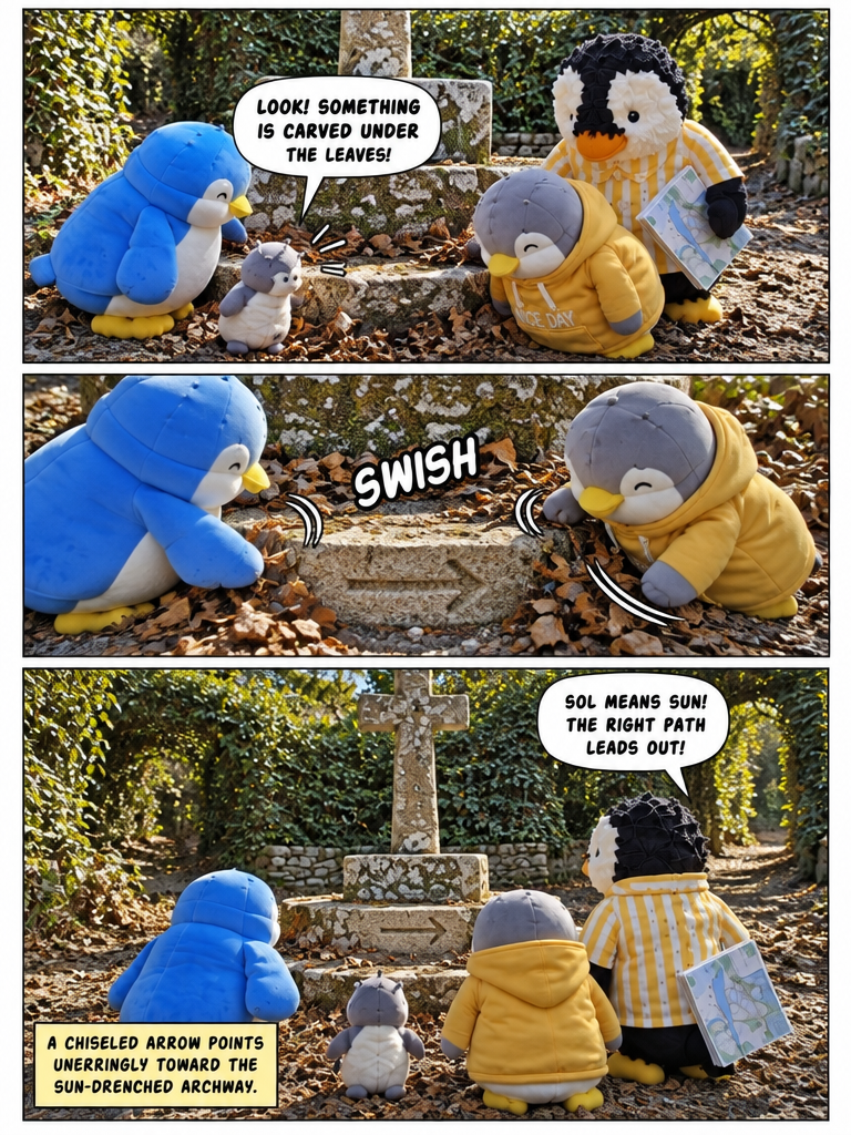 Three Penguin Siblings: Secrets in the Stone (page 4 of 4)