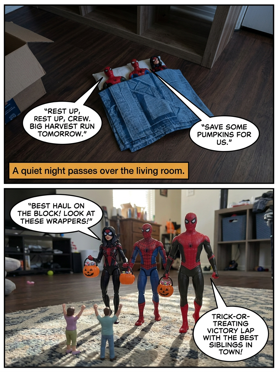 A Spider-Family Halloween Patrol (page 2 of 4)