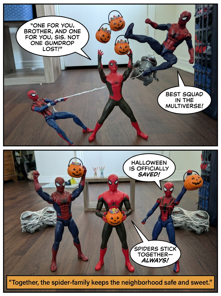 A Spider-Family Halloween Patrol (page 4 of 4)