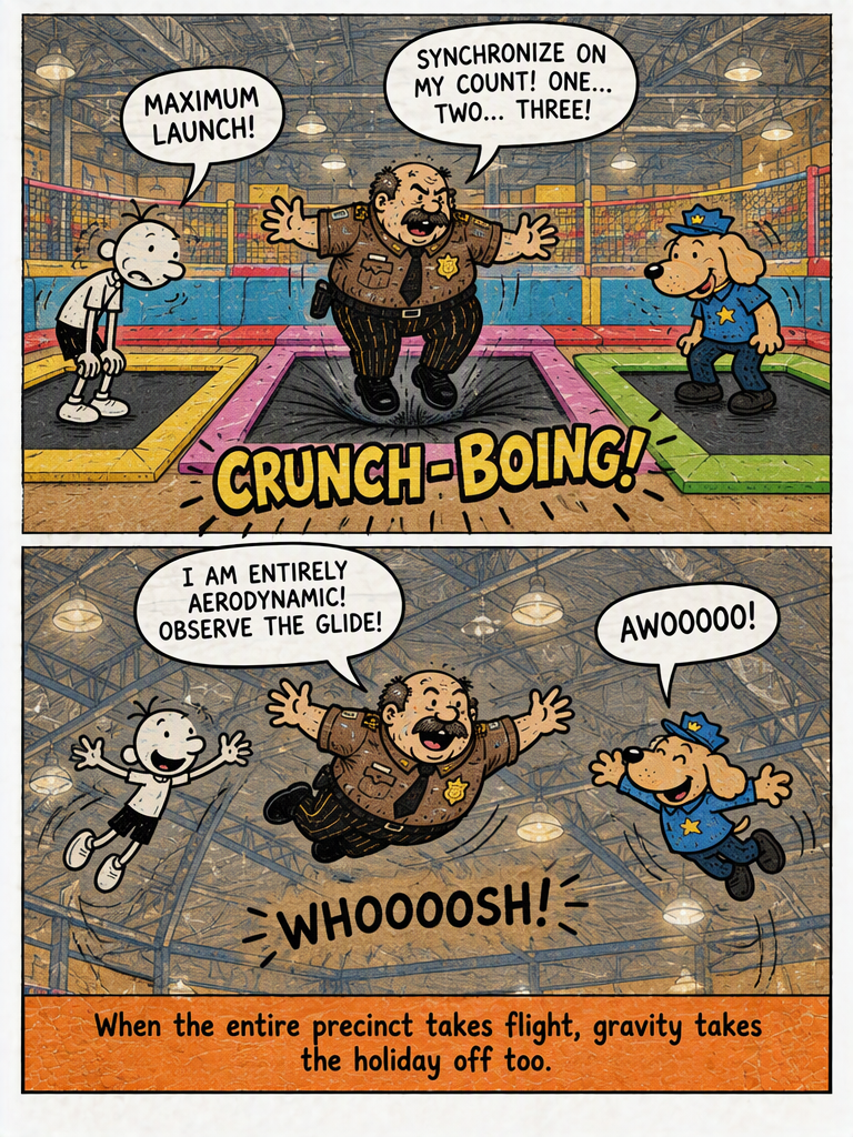 No Crime Day at the Trampoline Park (page 3 of 4)
