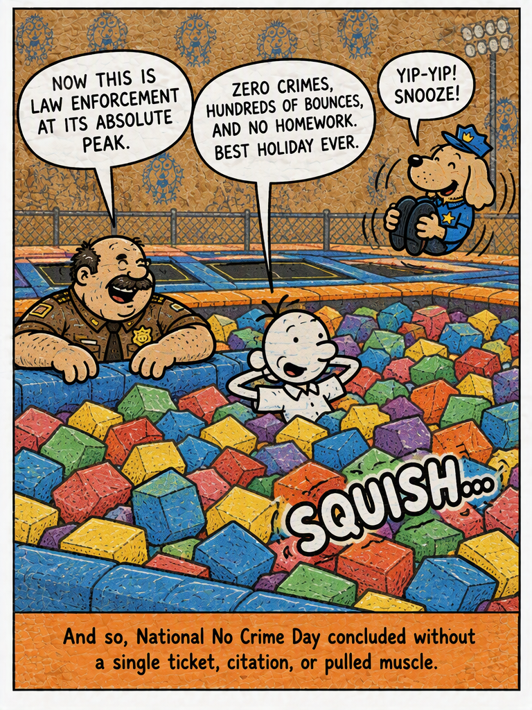 No Crime Day at the Trampoline Park (page 4 of 4)