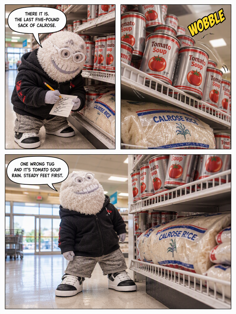 Snowy Stocks the Pantry (page 2 of 4)