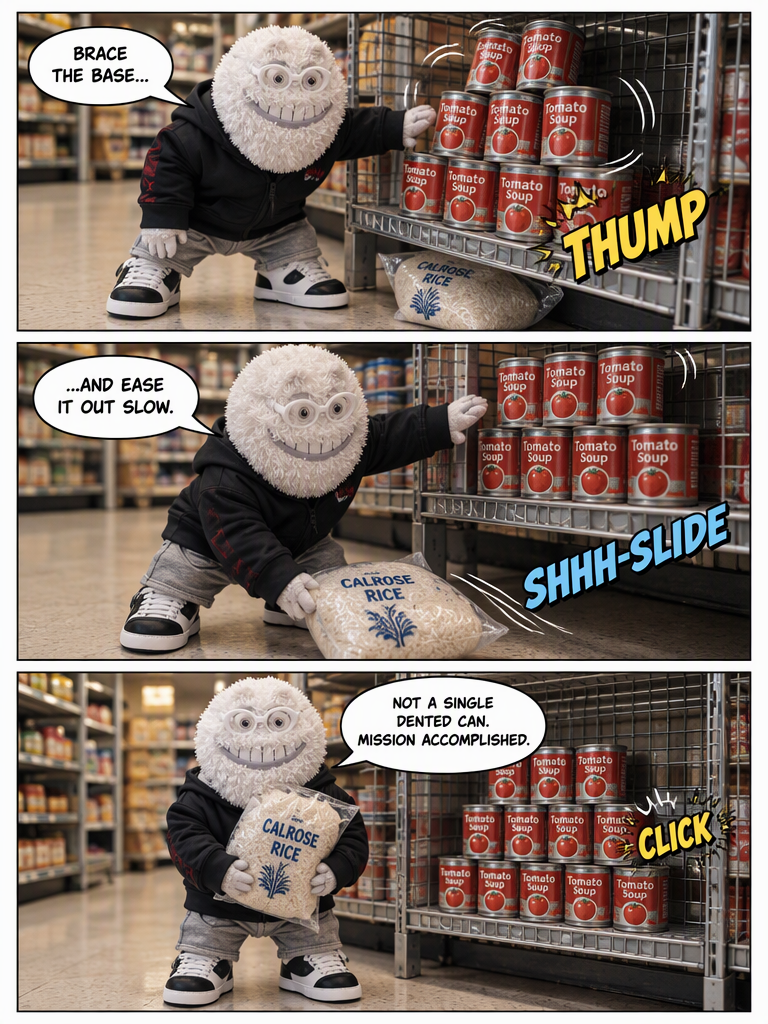 Snowy Stocks the Pantry (page 3 of 4)