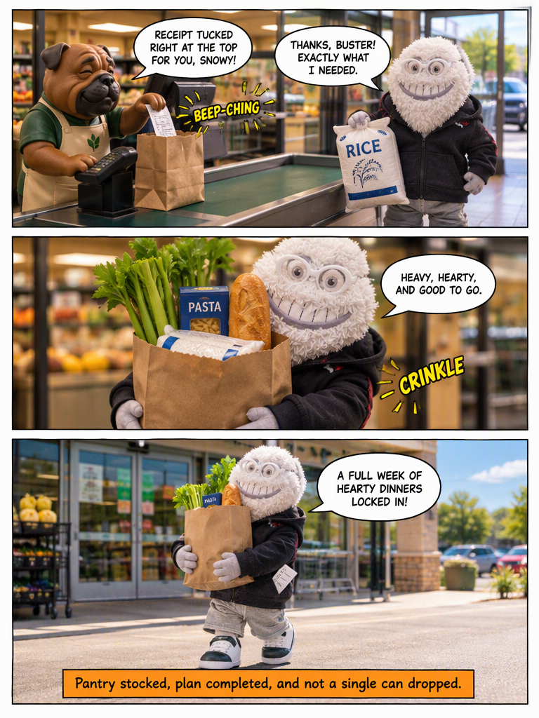 Snowy Stocks the Pantry (page 4 of 4)