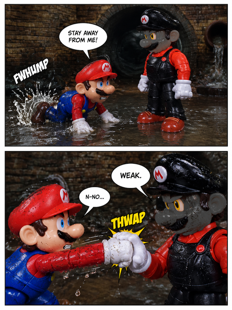mario vs oiram : the first encounter (page 3 of 4)