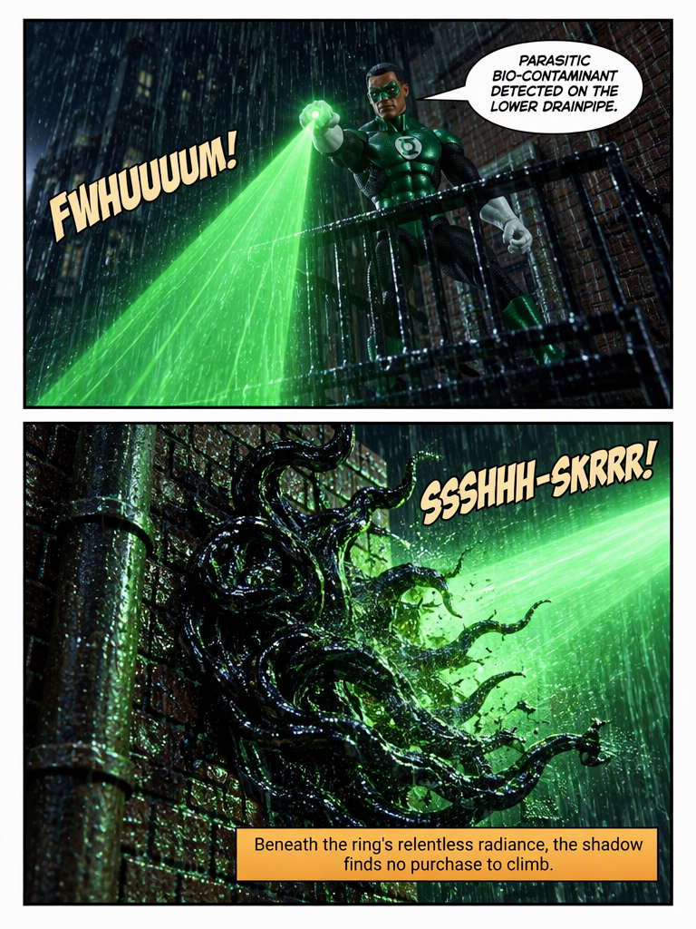 Emerald Sentinel in the Rain (page 2 of 4)