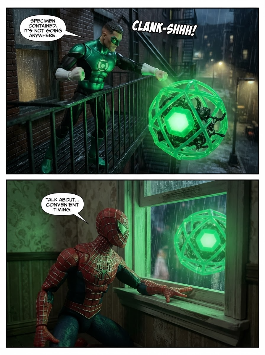Emerald Sentinel in the Rain (page 3 of 4)