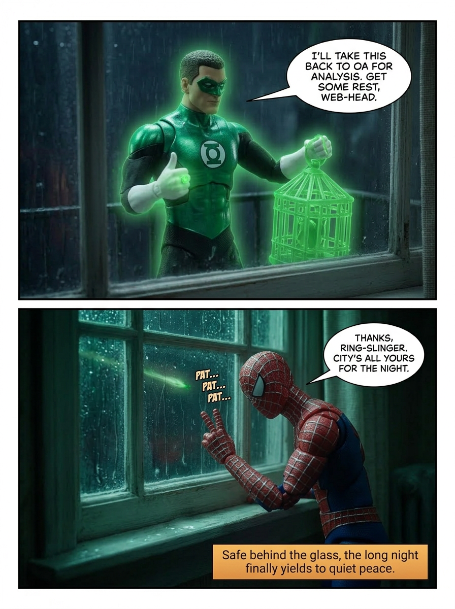 Emerald Sentinel in the Rain (page 4 of 4)