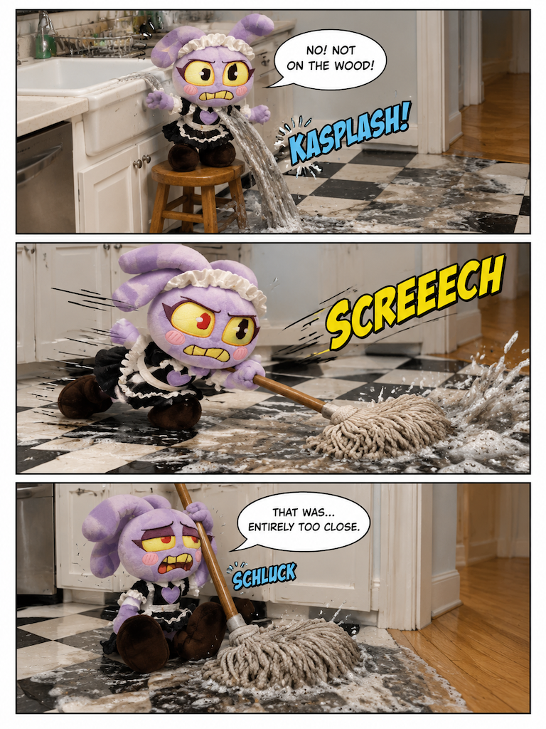 Maid Jax's Exhausting Shift (page 2 of 4)