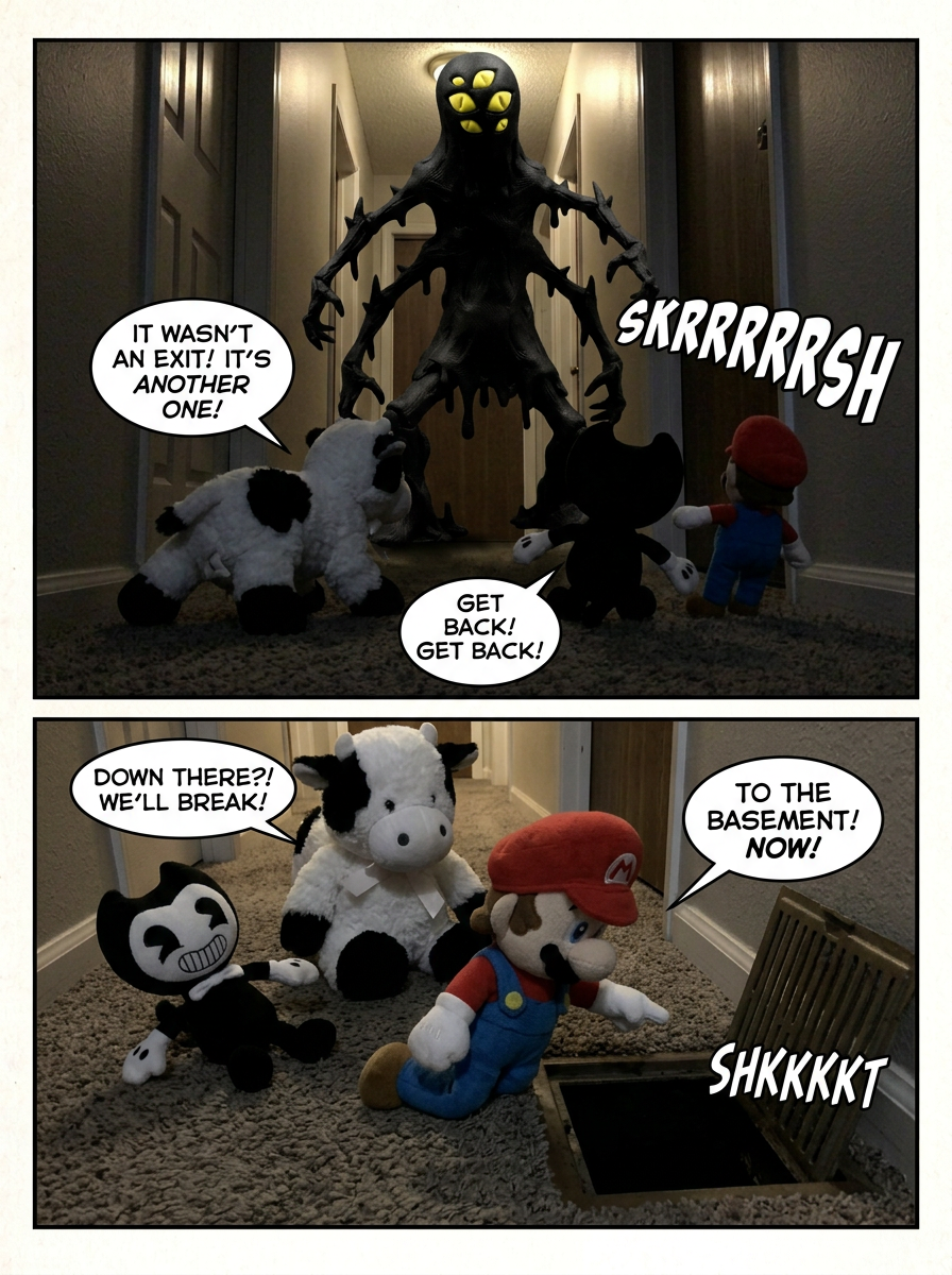 Descent to the Basement (part three of don’t run) (page 2 of 4)