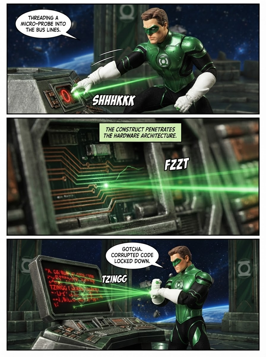 Green Lantern -   Subroutine Purge - Comic Story part 5 (page 2 of 4)