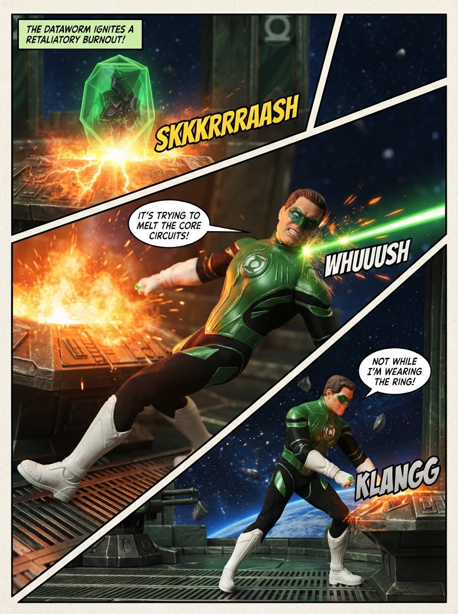 Green Lantern -   Subroutine Purge - Comic Story part 5 (page 3 of 4)