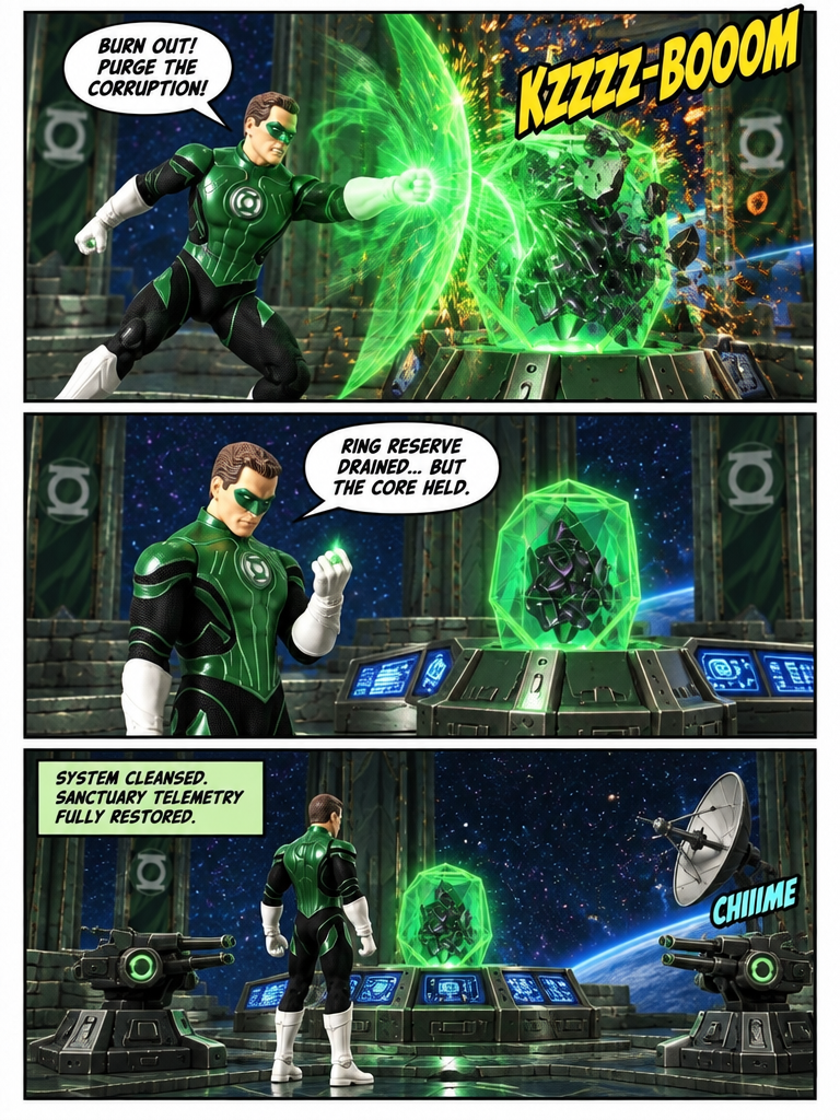 Green Lantern -   Subroutine Purge - Comic Story part 5 (page 4 of 4)