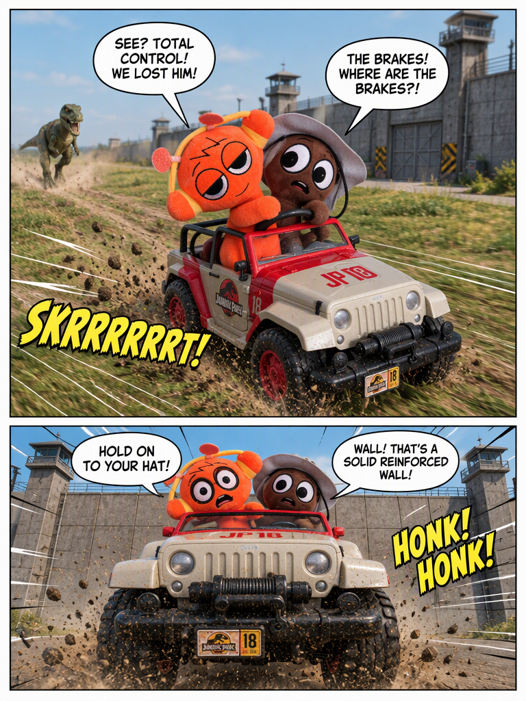 Escape from the dinosaur (page 2 of 4)