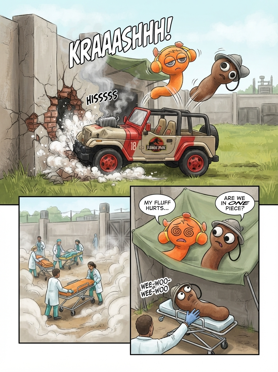 Escape from the dinosaur (page 3 of 4)