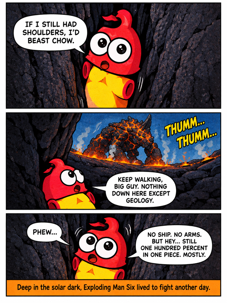 Exploding Man Six: Sunward Bound (page 4 of 4)