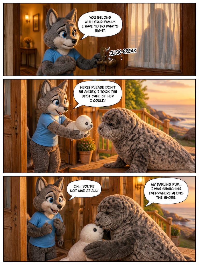Purry and the Surprise Pup (page 3 of 4)