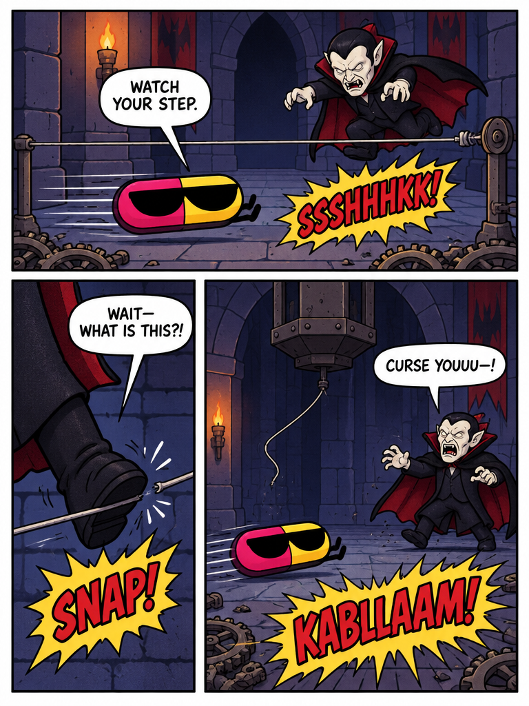 Pilly and the Vampire's Castle Trap (page 3 of 4)