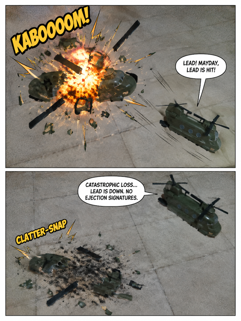 Flight from the LZ (page 3 of 4)