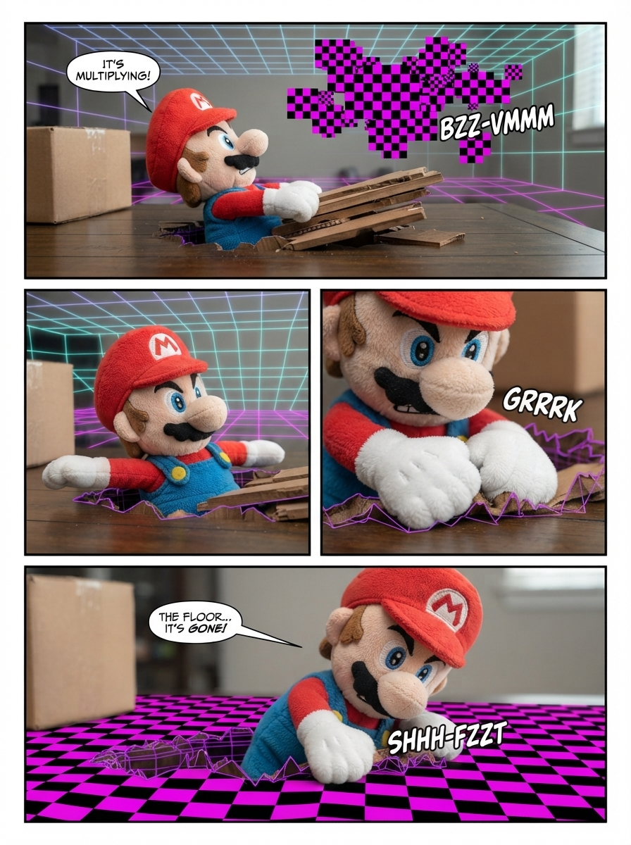 Through the Broken Grid - Mario and the Glitched World (page 2 of 4)