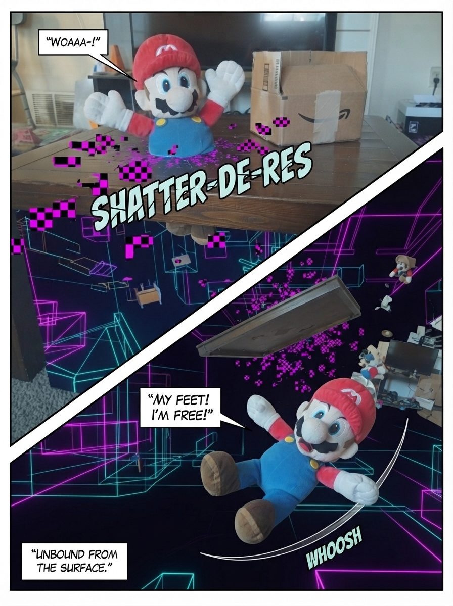 Through the Broken Grid - Mario and the Glitched World (page 3 of 4)