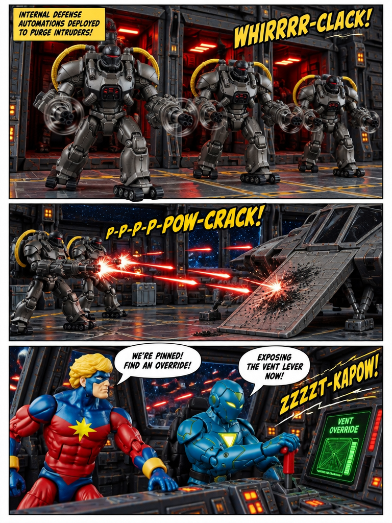 Captain Marvel  - Breach of the Flagship Deck - Comic Story ; part 14 (page 3 of 4)