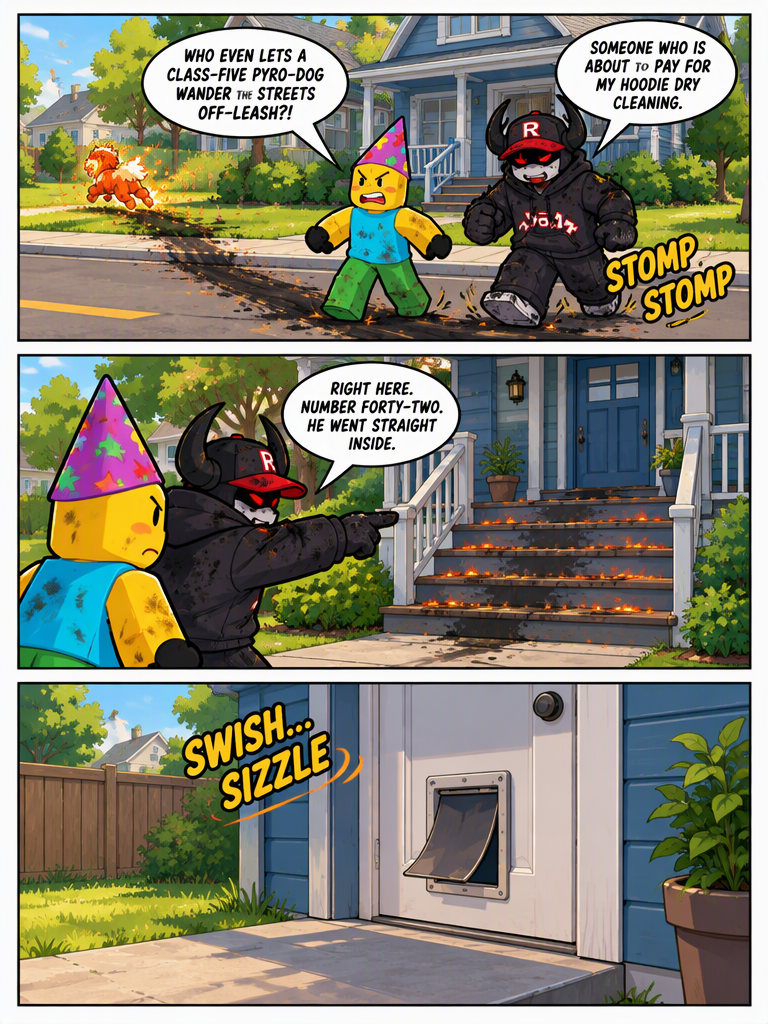 Trail of Fire and Finger Pointing (page 2 of 4)