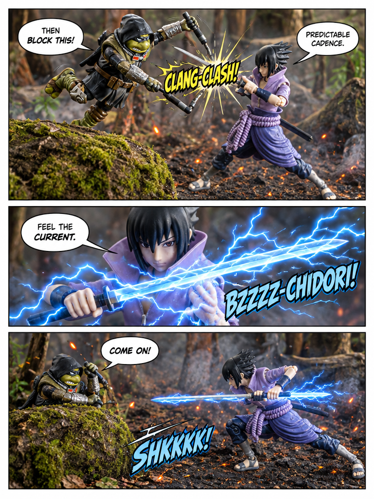 The Last Ronin vs Sasuke Uchiha pt3 Clash in the Forest Glade (page 2 of 8)