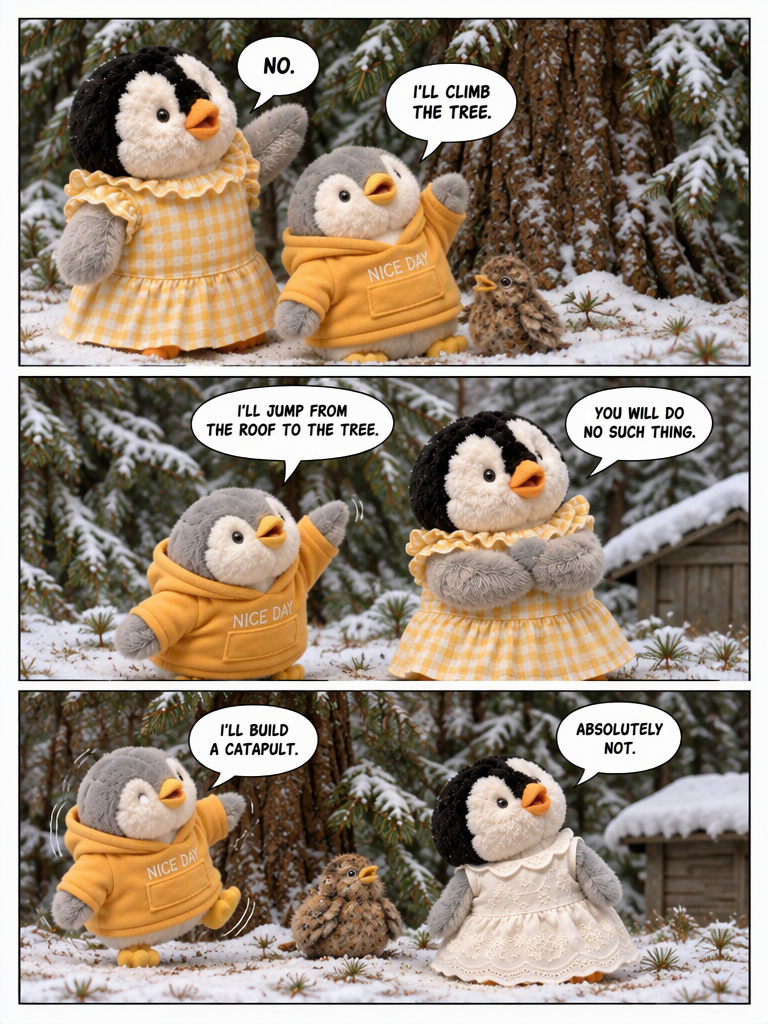 Three Penguin Siblings: The Superhero Penguins - The First Rescue (page 2 of 4)