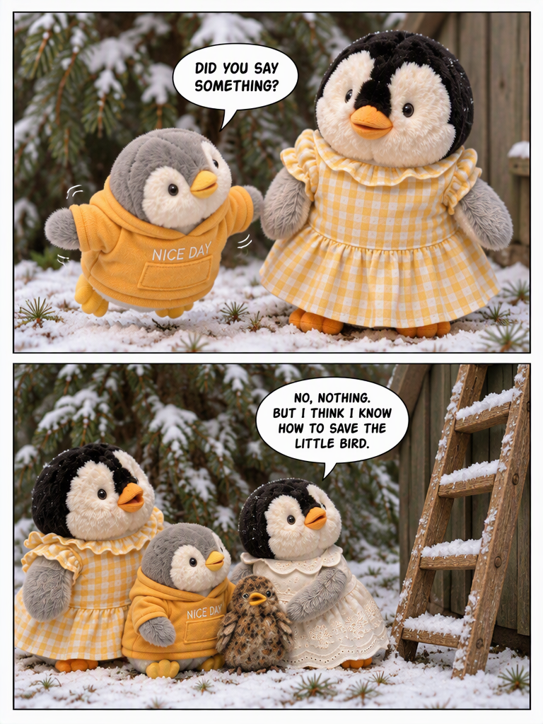 Three Penguin Siblings: The Superhero Penguins - The First Rescue (page 4 of 4)