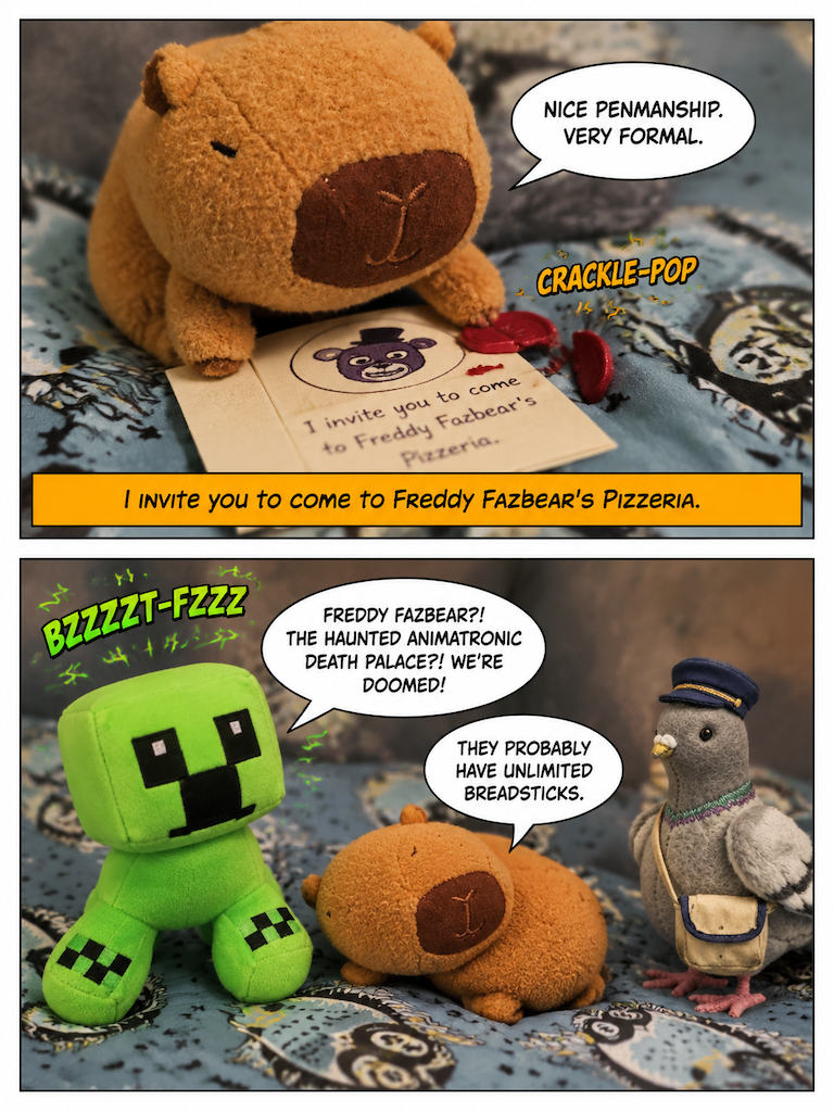 The Fazbear Invitation (page 2 of 4)