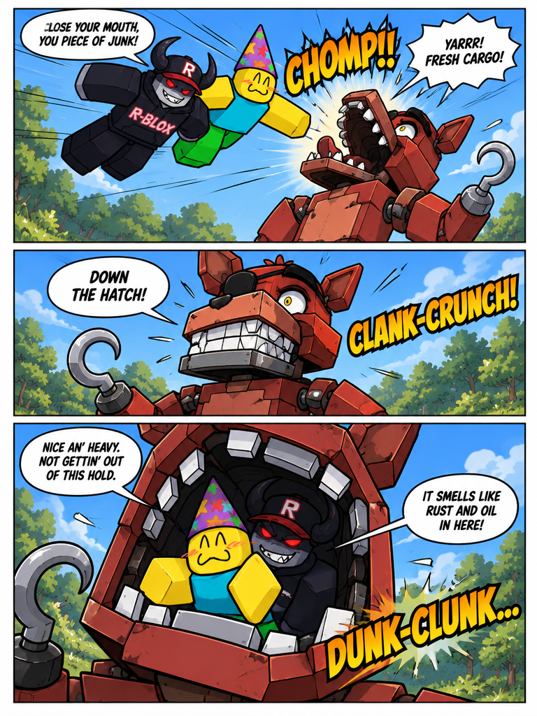 Stomp, Chomp, and Boom (page 2 of 4)