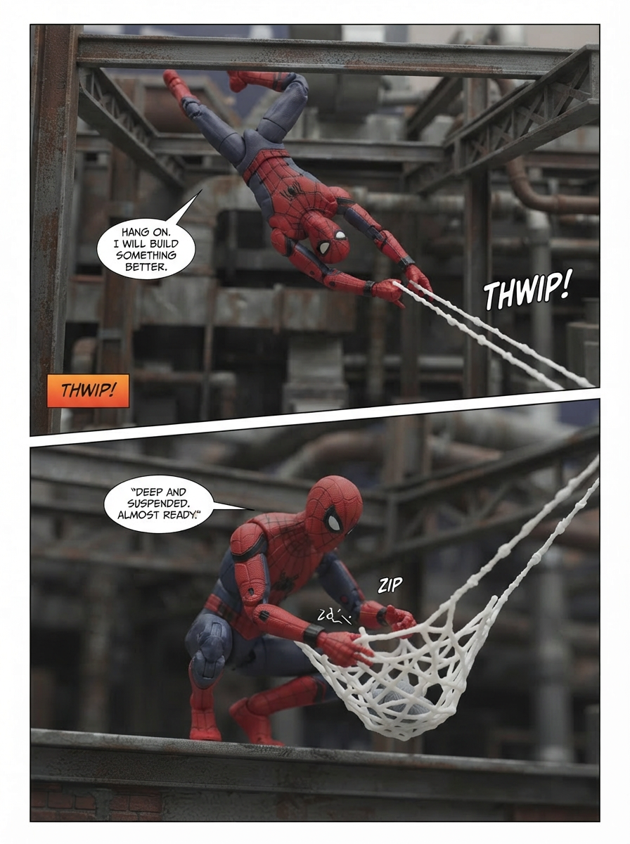 Spider-Man - A Webbed Haven in the Rafters  - Comics Story part 8 (page 2 of 4)