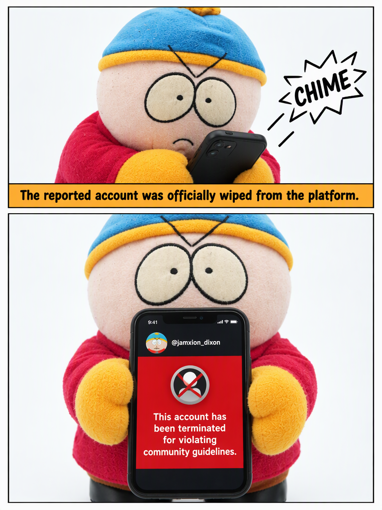 Account Terminated (page 3 of 4)