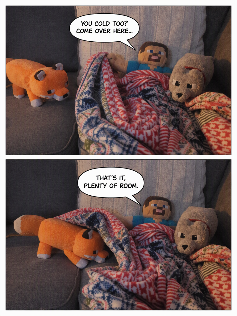 A Cozy Night for Bruno and Fox (page 2 of 8)