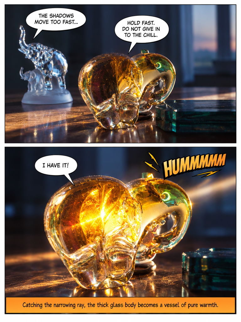 Amber Light on the Vanity Shelf (page 2 of 4)