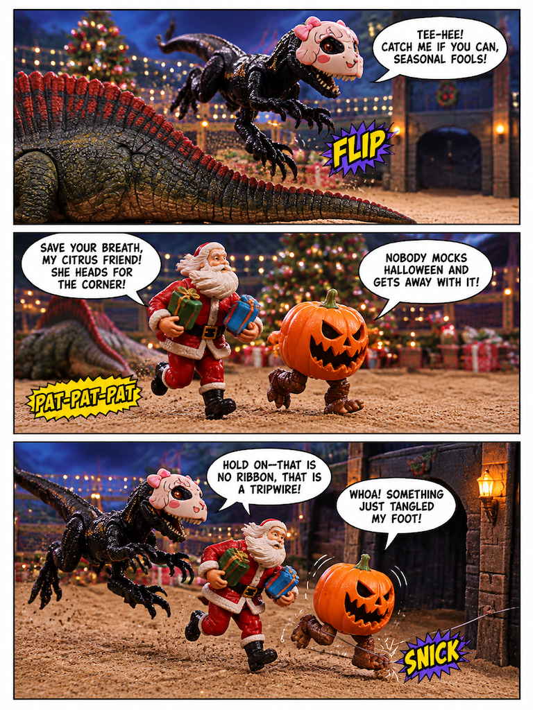 Holiday Ambush: Rise of the Mech Dinosaurs (page 2 of 4)