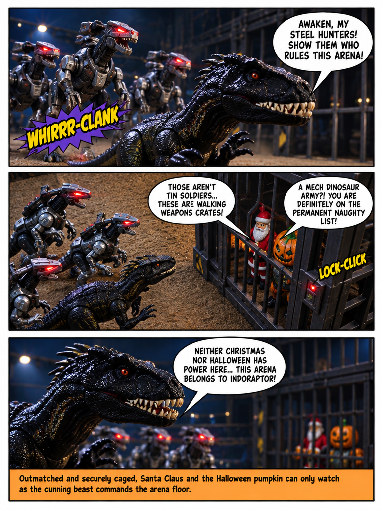 Holiday Ambush: Rise of the Mech Dinosaurs (page 4 of 4)