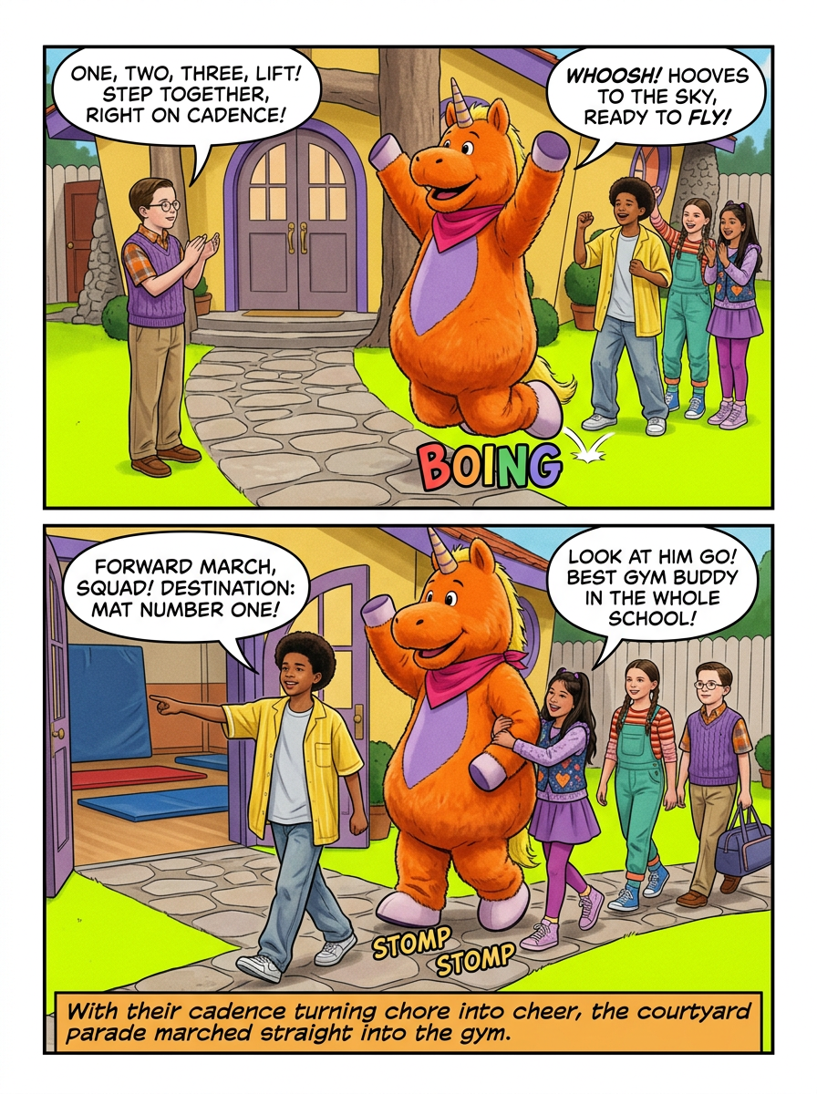 Gym Time for a Giant Friend (page 2 of 4)