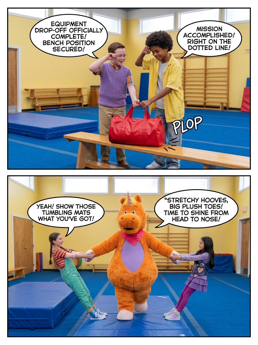 Gym Time for a Giant Friend (page 3 of 4)