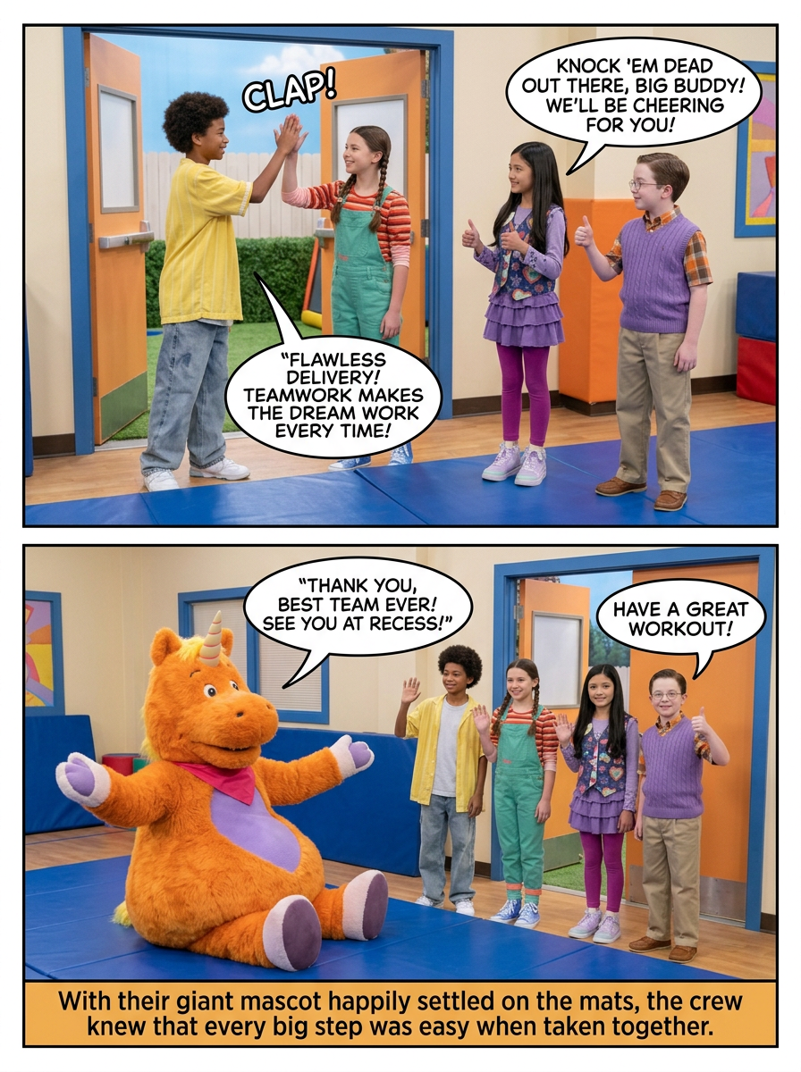 Gym Time for a Giant Friend (page 4 of 4)