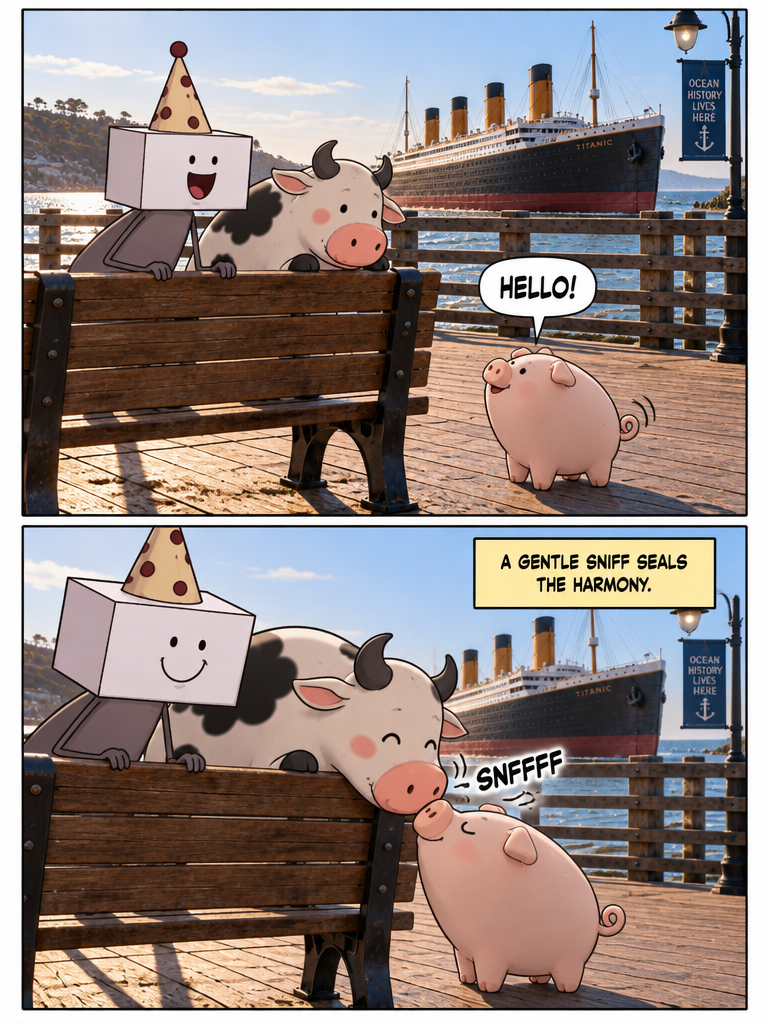A New Friend on the Pier (page 2 of 4)