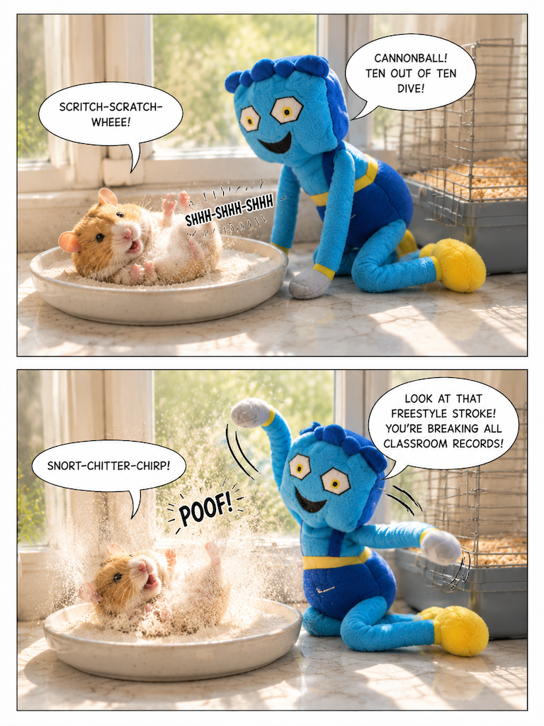Windowsill Swim Day (page 3 of 4)