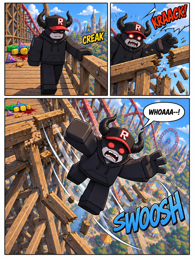 Descent from the Coaster Tracks (page 3 of 4)