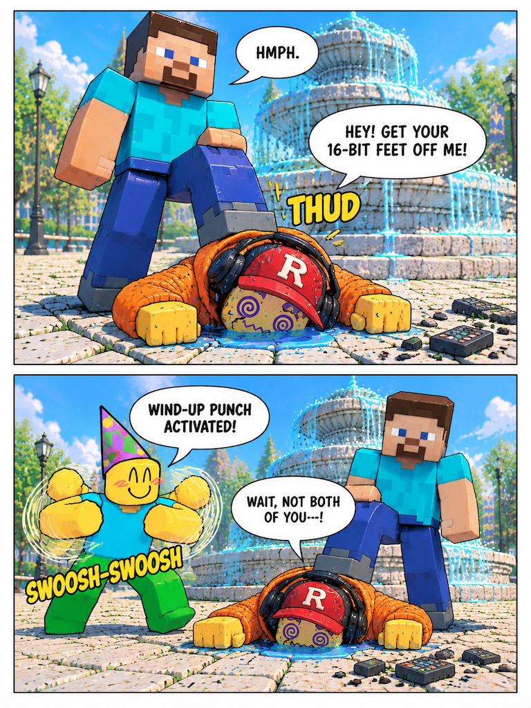 Blocky Tag-Team Beatdown (page 2 of 4)