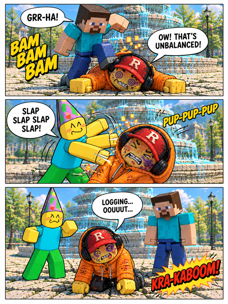 Blocky Tag-Team Beatdown (page 3 of 4)