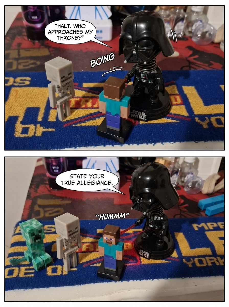 Ancient Trick or Treaters Meet Darts Vader King (page 3 of 4)