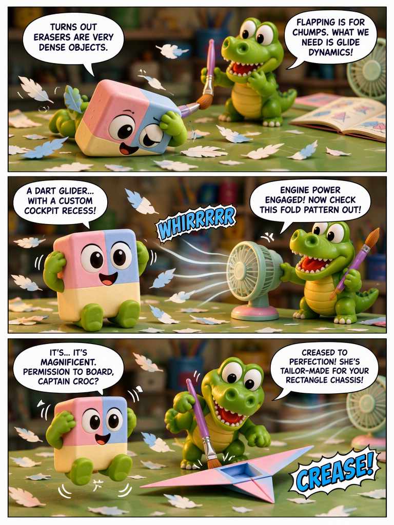The Little Eraser Who Wanted to Fly (page 2 of 4)