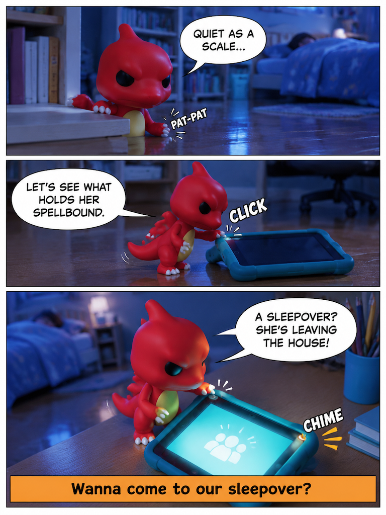 A Ticket to the Sleepover (page 2 of 4)